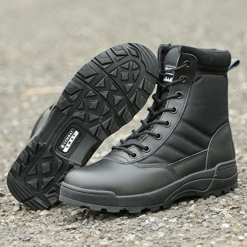 Combat Boots Tactical Black High-top Outdoor Boots