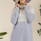 Celeste Full Size Curved Hem Printed Turtleneck Long Sleeve Blouse
