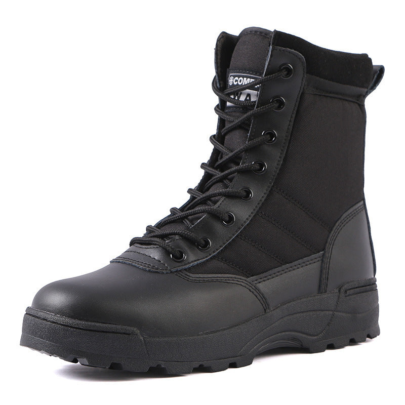 Combat Boots Tactical Black High-top Outdoor Boots