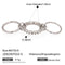 Stainless Steel Multi-layer Twin Pearl Ring