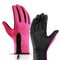 Winter Gloves Touch Screen Riding Motorcycle Sliding Waterproof Sports Gloves With Fleece