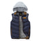 Hooded mousse cotton casual vest