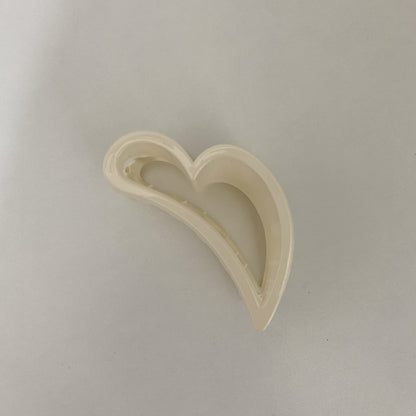 Plastic Love Frosted Texture Acrylic Hair Jaw Clip