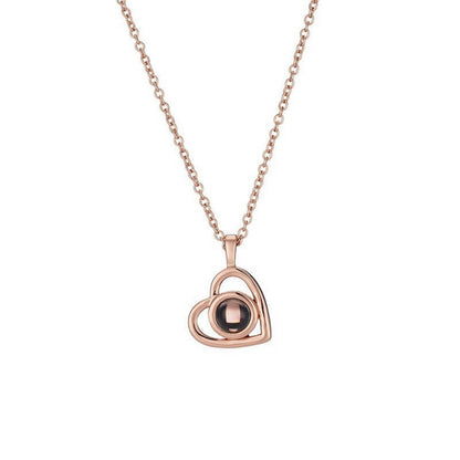 Language Necklace Female Projection Love European And American