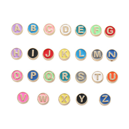 Alloy Small Pendant Bracelet Pendant English Letters