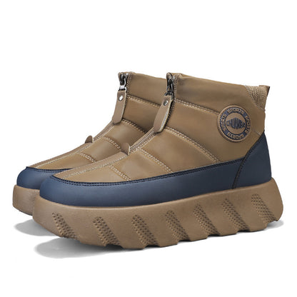 Fashion Personality Men Wool Warm Cotton Boots