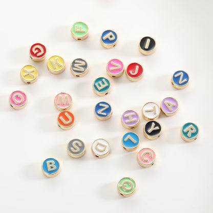 Alloy Small Pendant Bracelet Pendant English Letters