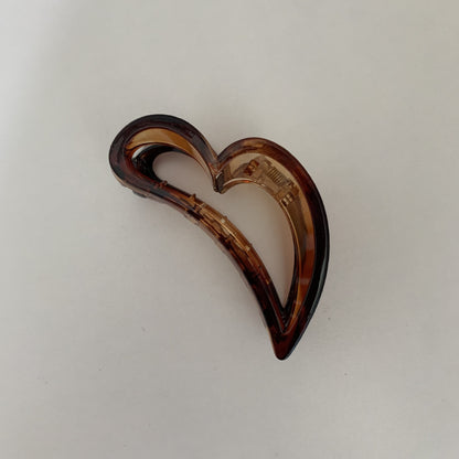 Plastic Love Frosted Texture Acrylic Hair Jaw Clip