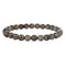 Natural Flame Stone Beads Beaded Bracelet