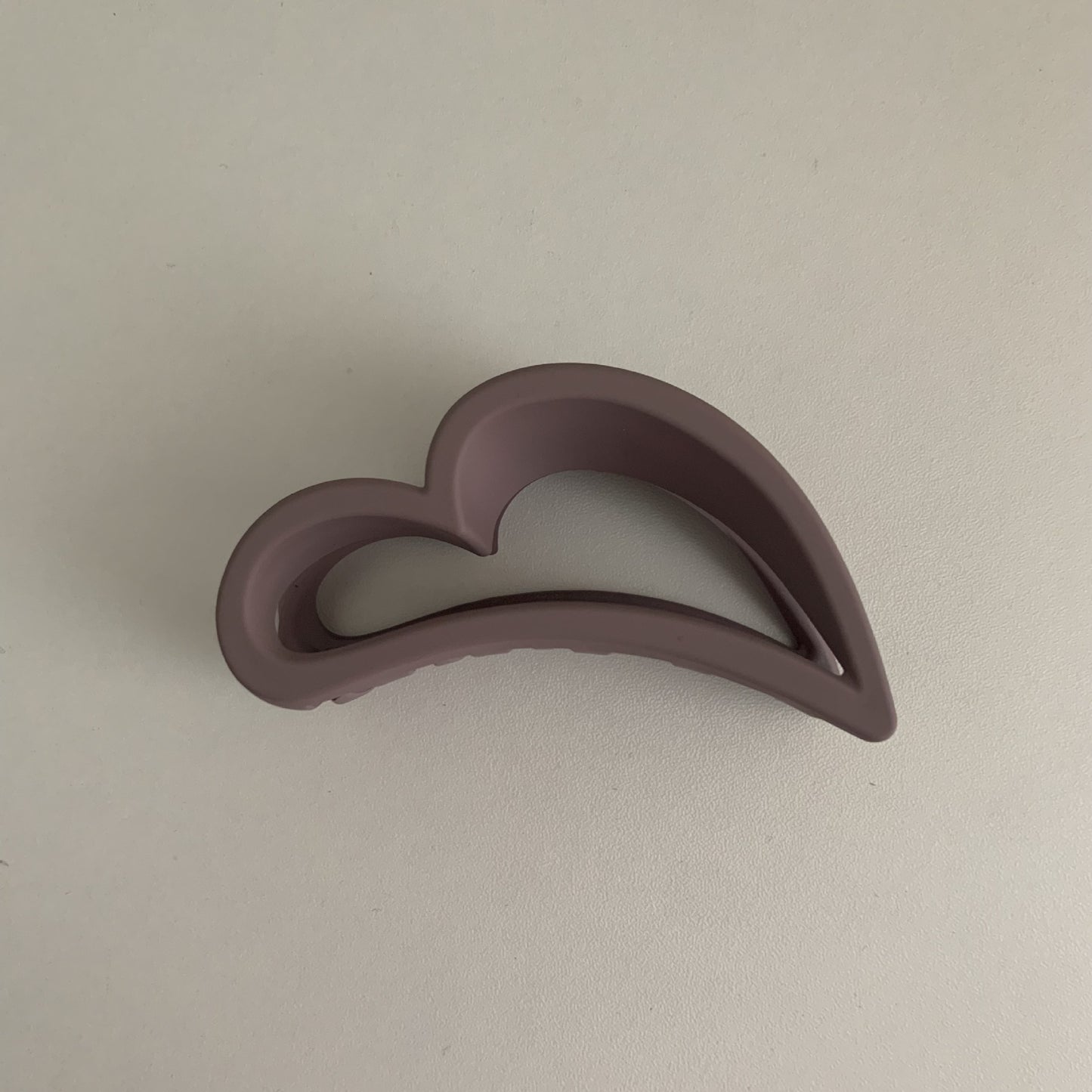 Plastic Love Frosted Texture Acrylic Hair Jaw Clip