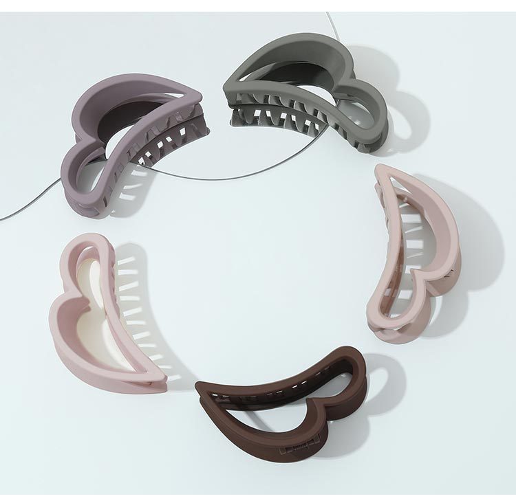 Plastic Love Frosted Texture Acrylic Hair Jaw Clip