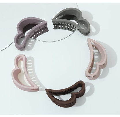 Plastic Love Frosted Texture Acrylic Hair Jaw Clip