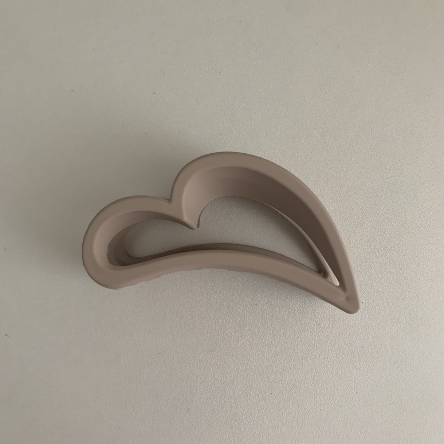 Plastic Love Frosted Texture Acrylic Hair Jaw Clip