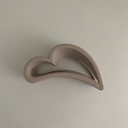 Plastic Love Frosted Texture Acrylic Hair Jaw Clip