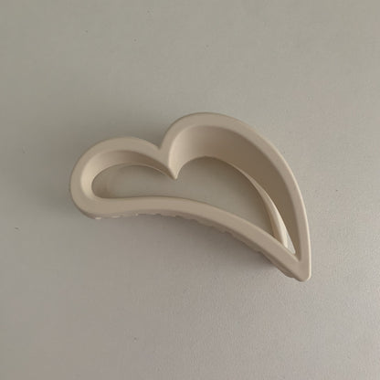 Plastic Love Frosted Texture Acrylic Hair Jaw Clip